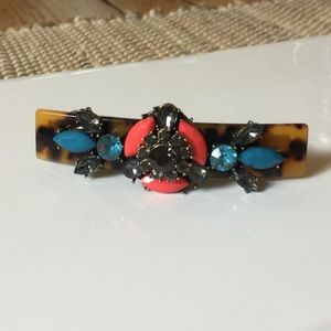 J. Crew glam tortoise barrette