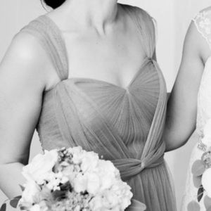 Jenny Yoo Annabelle Mayan Blue dress