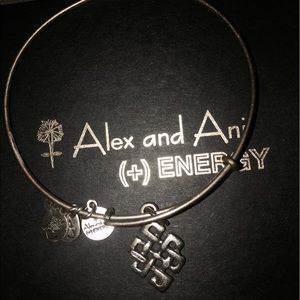 Silver Alex & Ani - Endless Knot