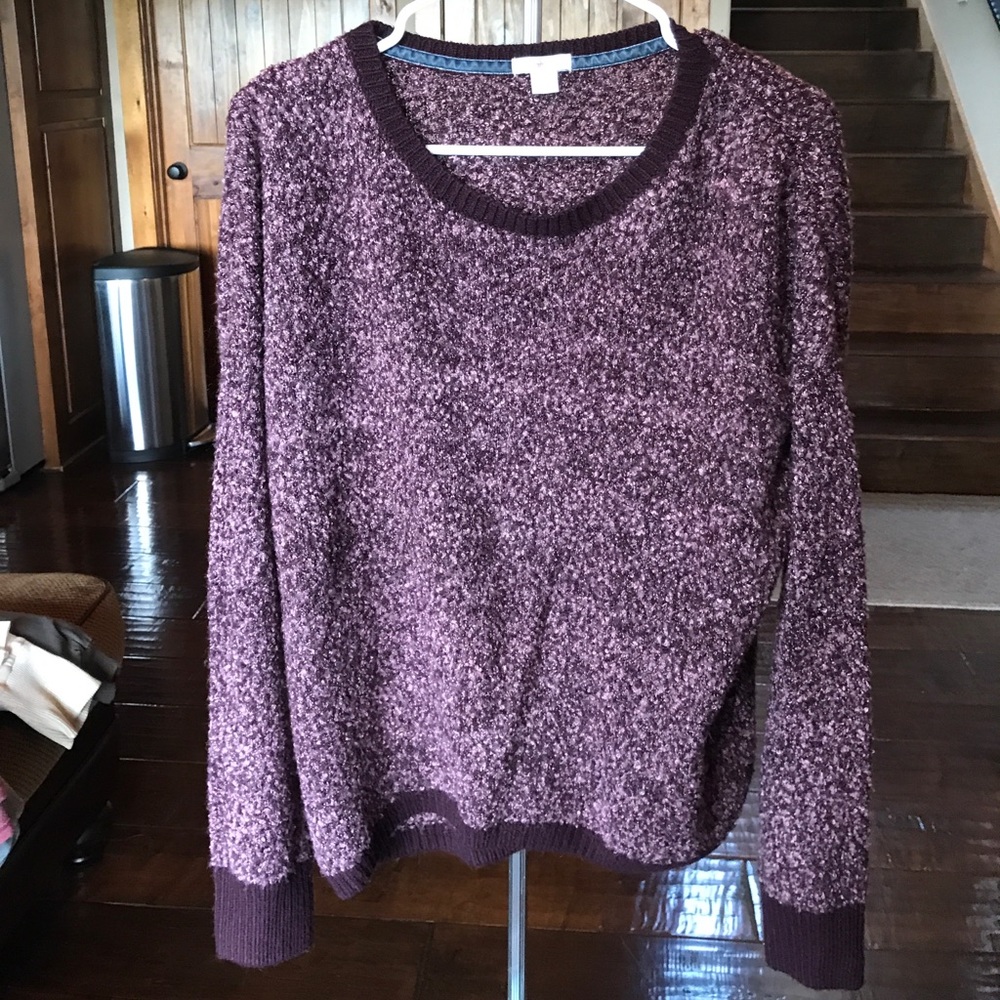 Chunky fuzzy sweater