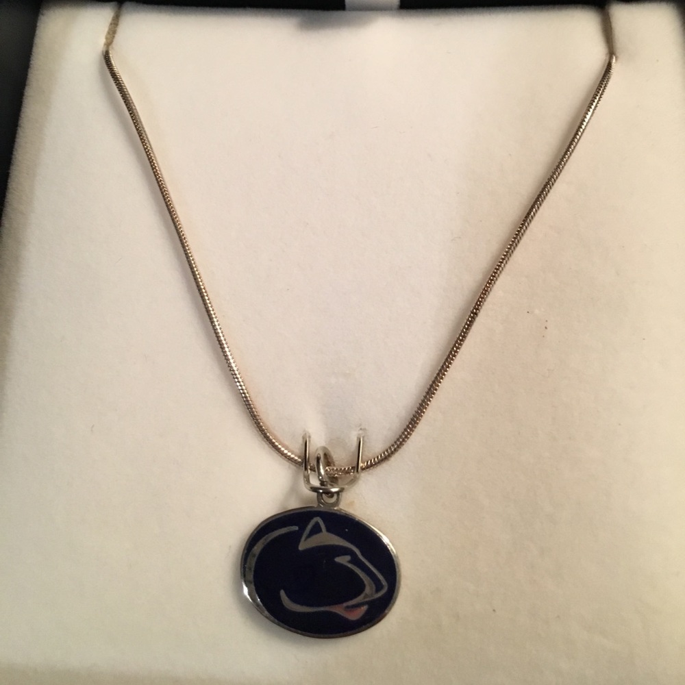 Penn State sterling silver necklace🐾
