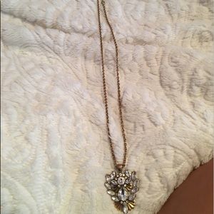 j crew long statement necklace