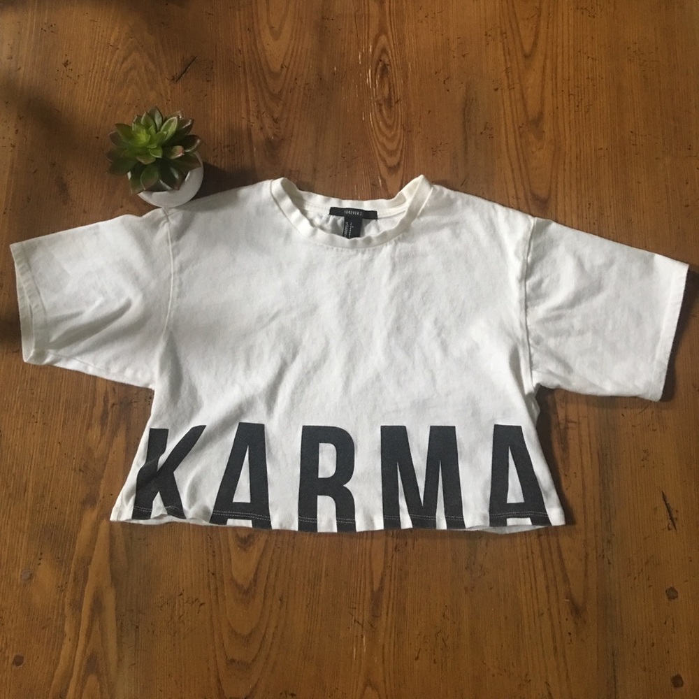 Forever 21 Karma crop top