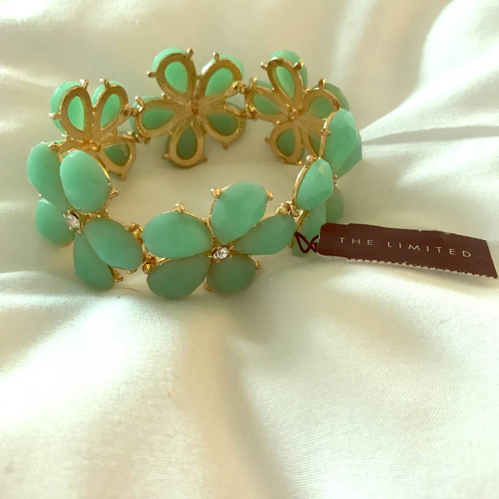Brand new mint and gold bracelet from The Limited