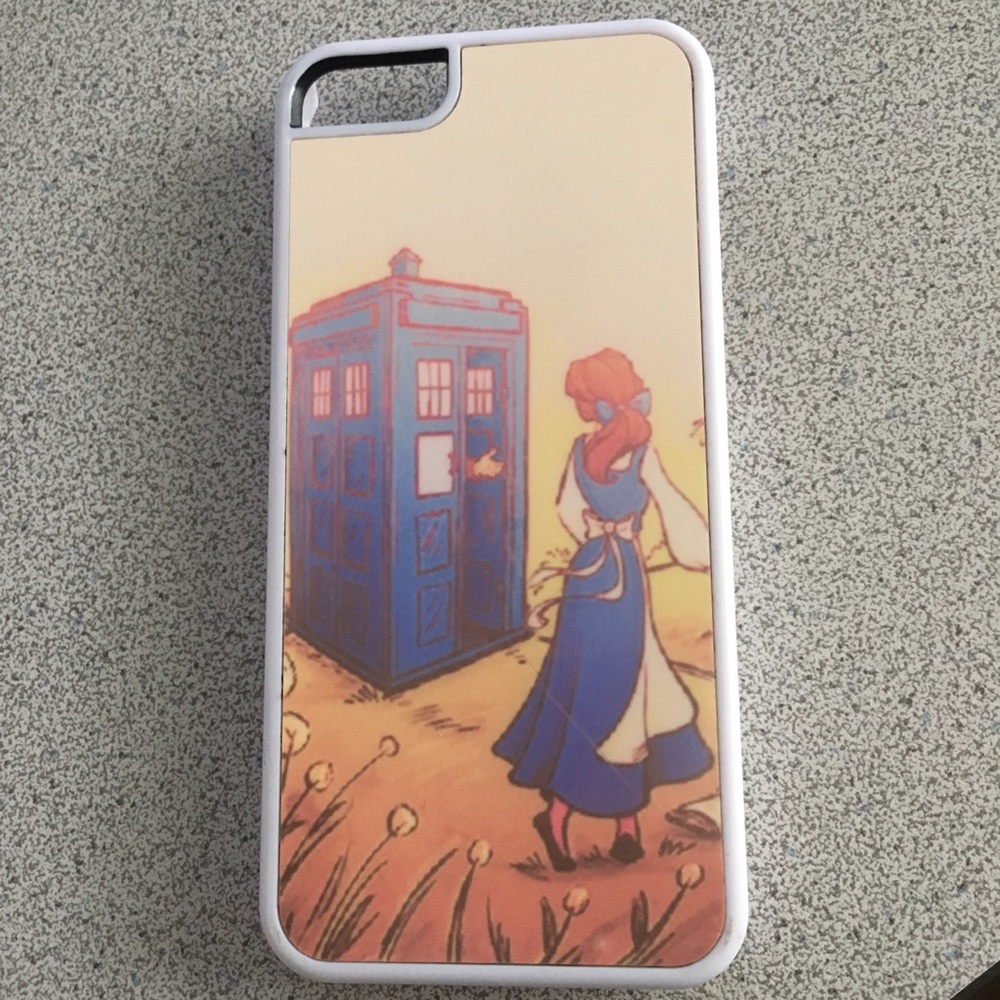 Belle + Doctor Who iPhone 5c case