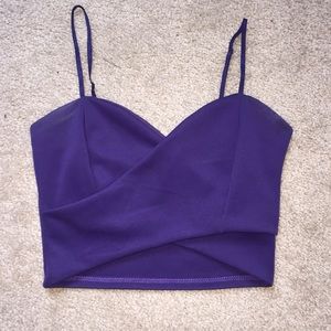 Purple Crop Top