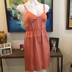 JCrew Peach Slip Dress
