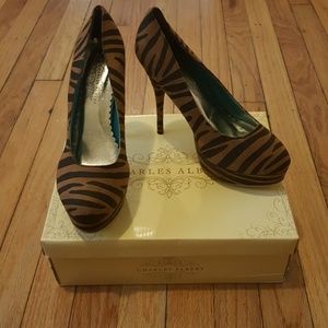 Women's Cheetah Print Stiletto Heels