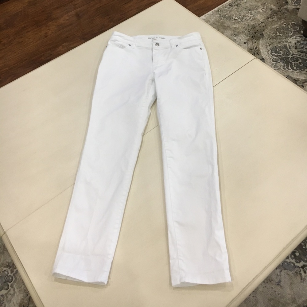 Michael Kors White Capris, SZ 4