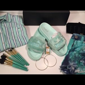 Fenty Puma Slides Summer Color-Bay Puma Color