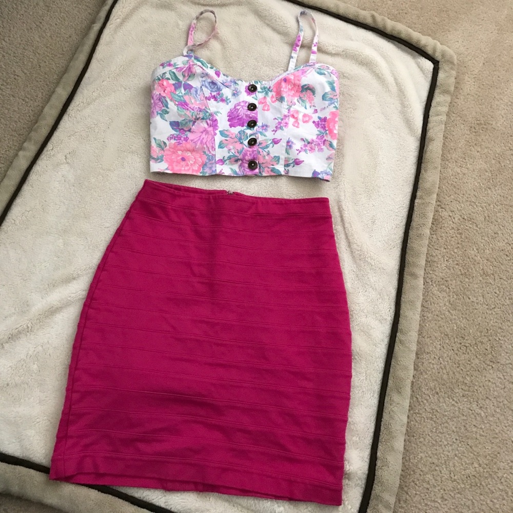 🚫SKIRT SOLD🚫💕💜PRETTY IN PINK💜💕