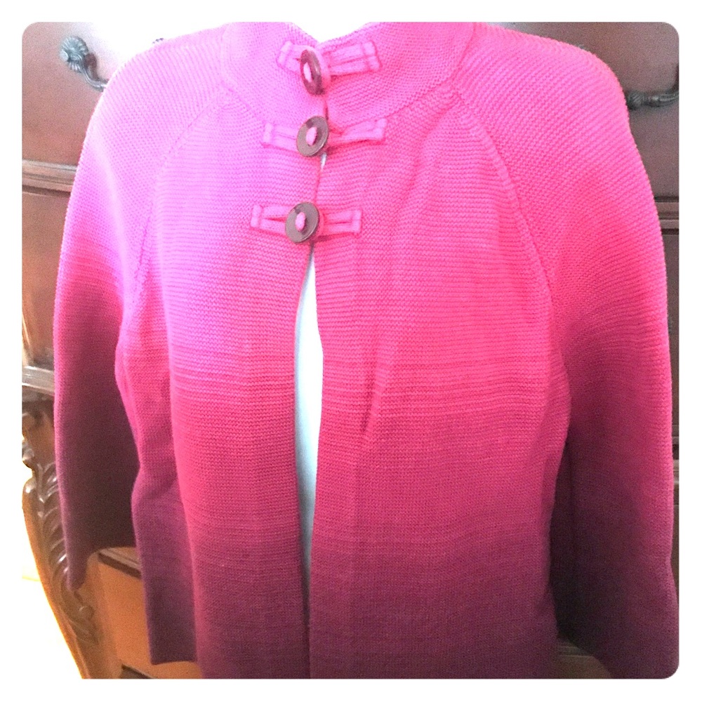 Pink Ombré Sweater