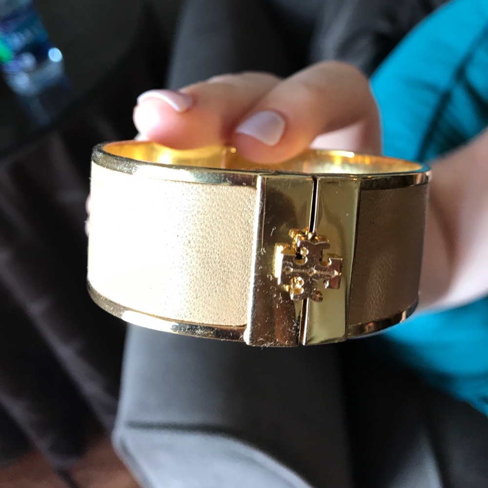 Tory Burch logo cuff