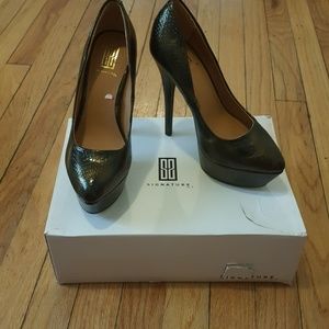 Snake Skinned Stiletto Heels