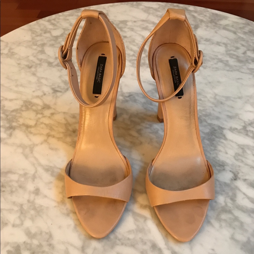 Zara Nude Hees