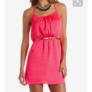 Charlotte Russe Strappy Back Hot Pint Dress Small