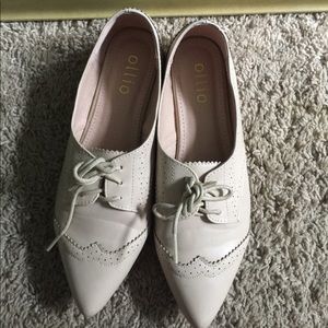 Ollio oxford pointed toe size 6