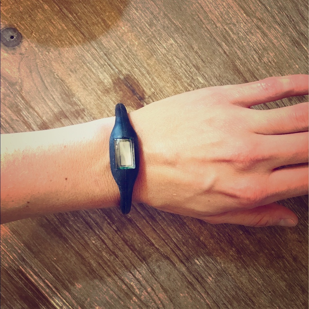 Black minimalist athletic watch