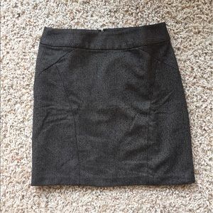 Banana Republic black tweed mini skirt 4P