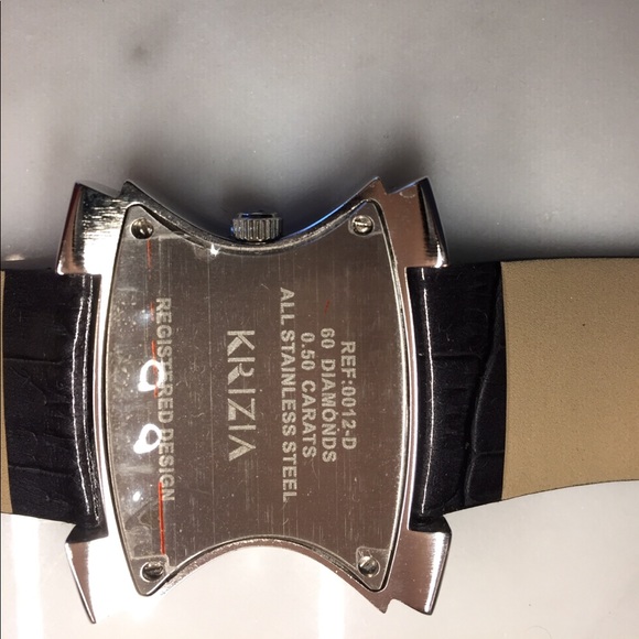 NIB Krizia fine Italian watch with diamond Bezel main image 5