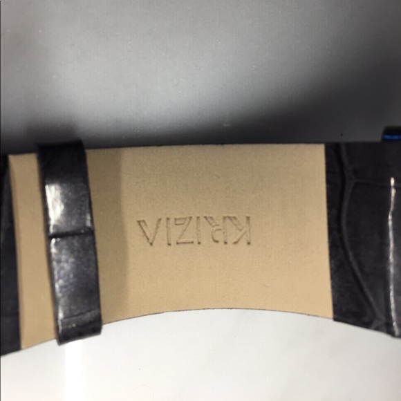 NIB Krizia fine Italian watch with diamond Bezel