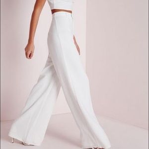 Brand new wide leg crepe pants