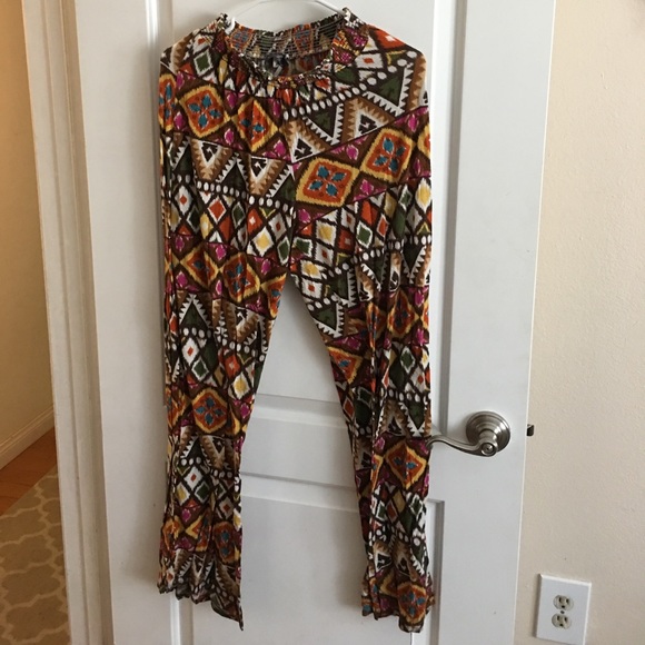 Boho stretchy pants - Picture 1 of 2
