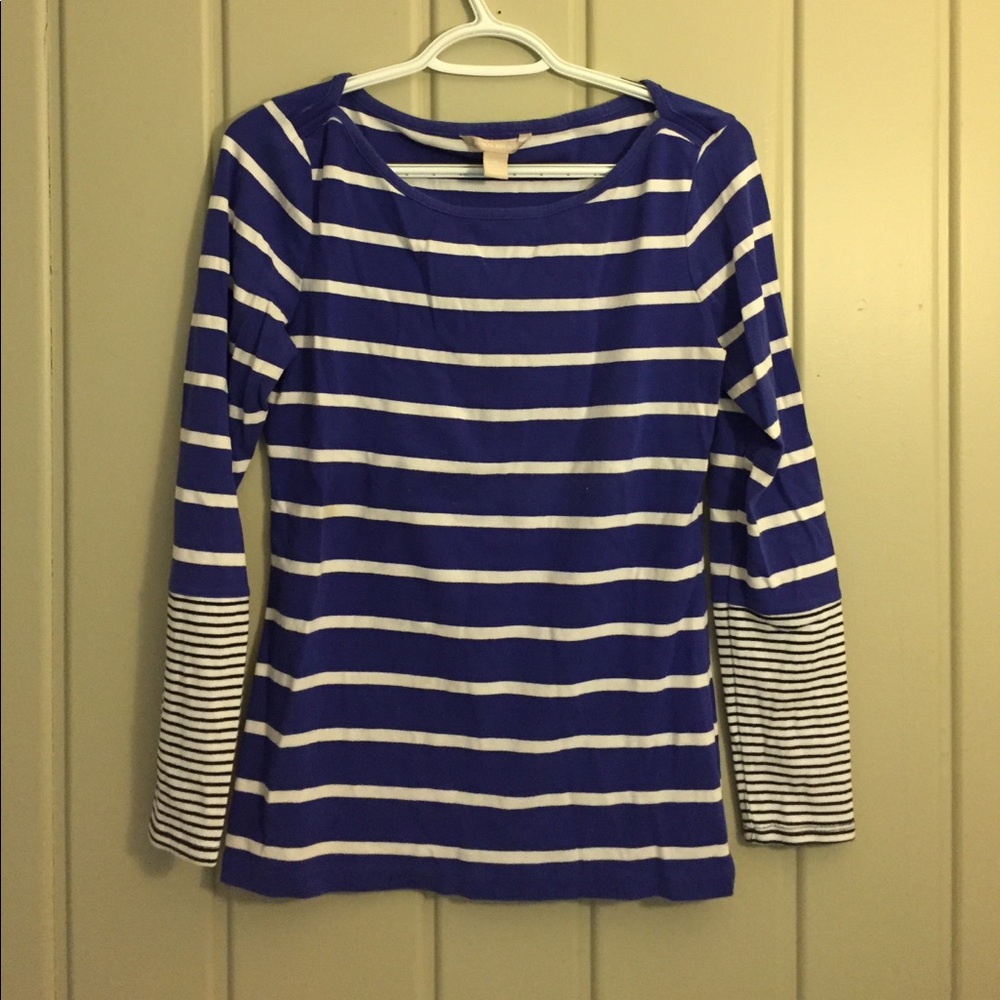 Striped Banana Republic long sleeve shirt