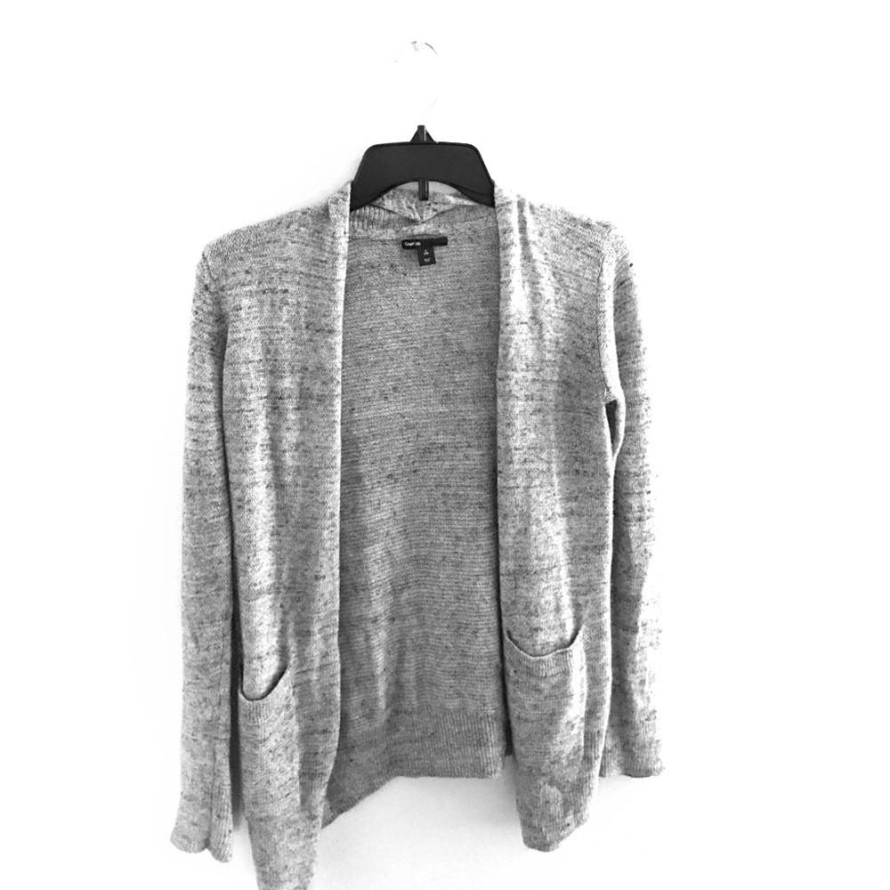Grey cardigan