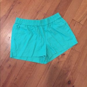 Teal J. Crew shorts