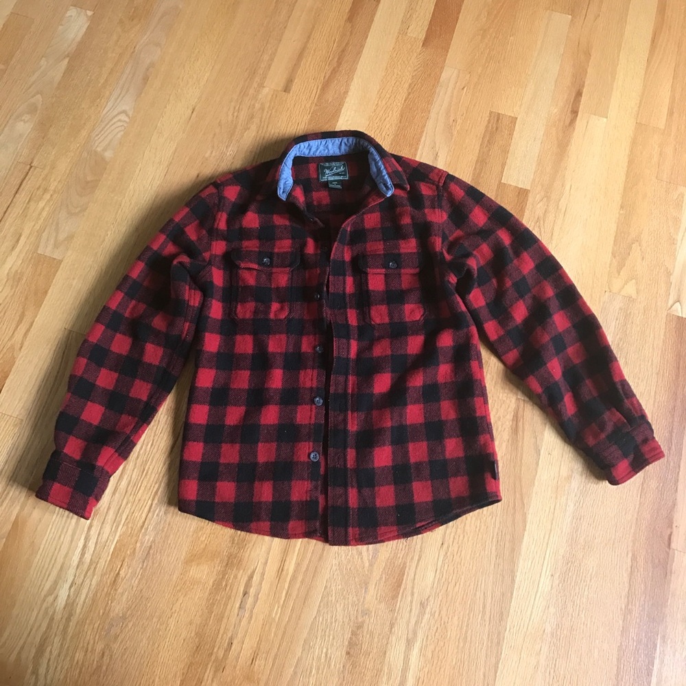 Woolrich Wool Button Up Shirt