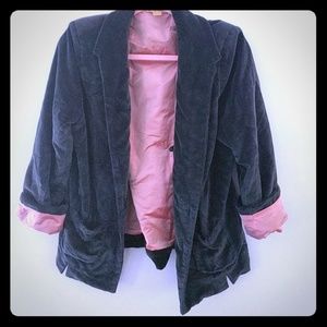 Anthropologie velvet jacket