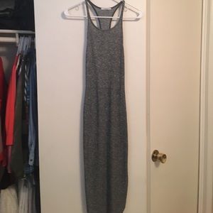 Grey halter dress