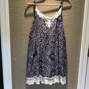 Sundress with crocheted details