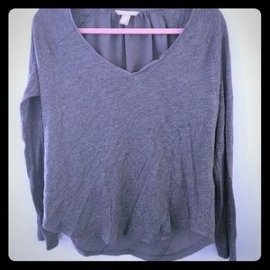 Banana republic grey top
