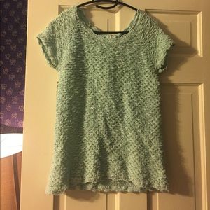 Seafoam green knitted shirt!