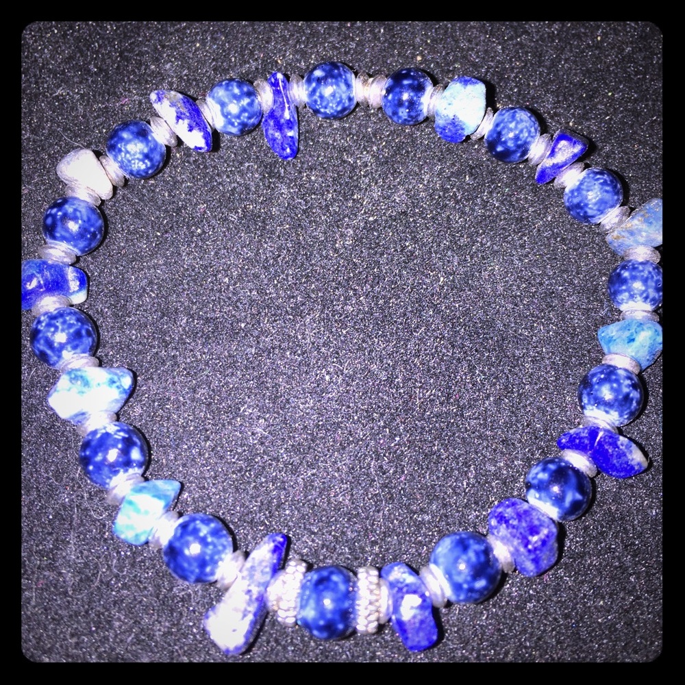 Blue & Silver *MENS* Bracelet