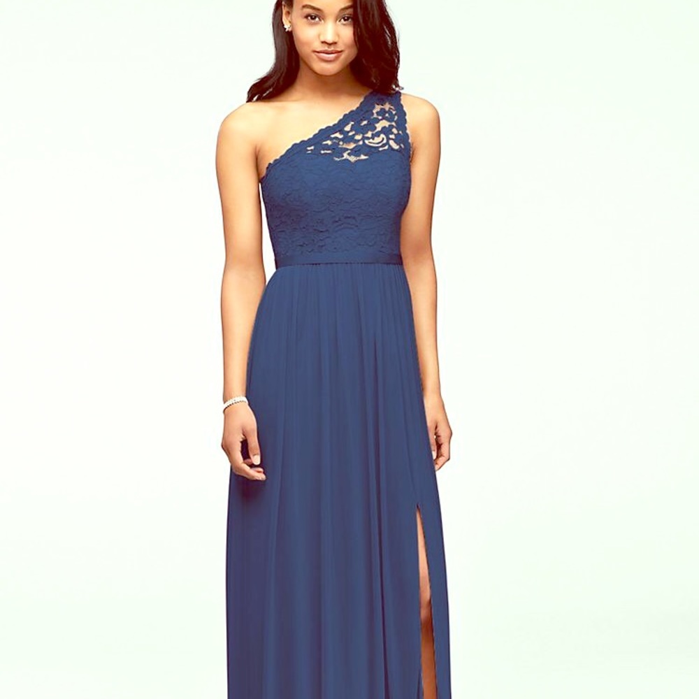 Navy Blue bridesmaids/ evening gown
