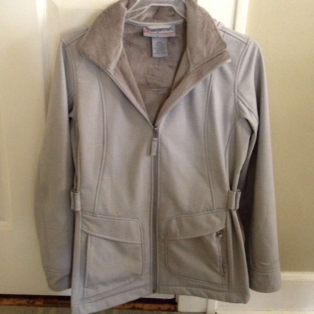Free Country Softshell Jacket in Neutral Gray