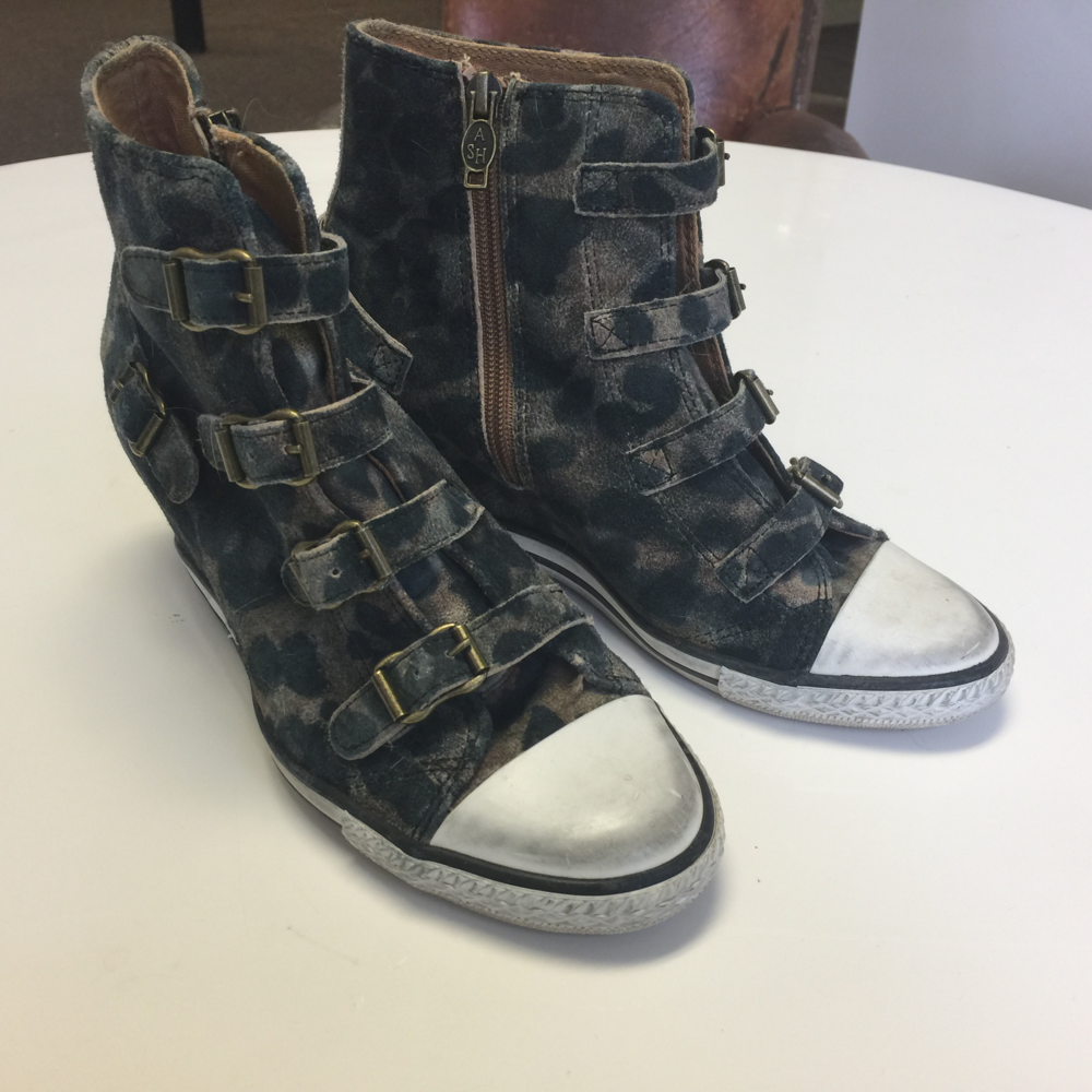 ASH Buckled Wedge Sneaker