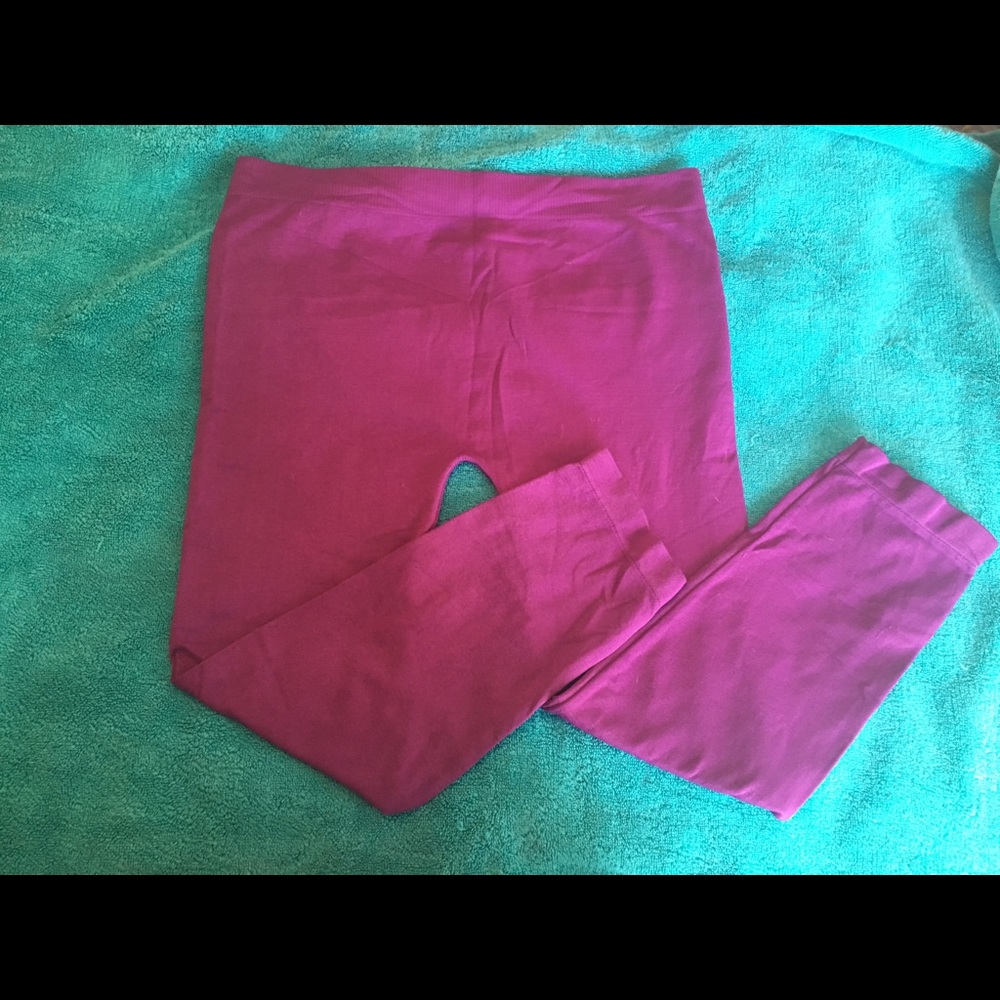 Purple leggings size Med-Large