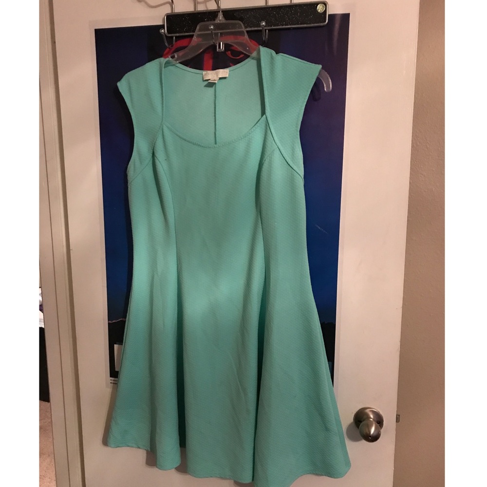 Forever 21 Plus 1x mint blue turquoise dress