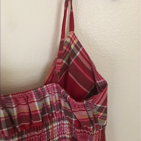 Red plaid stretchy dress! (Unworn) - Picture 5 of 6