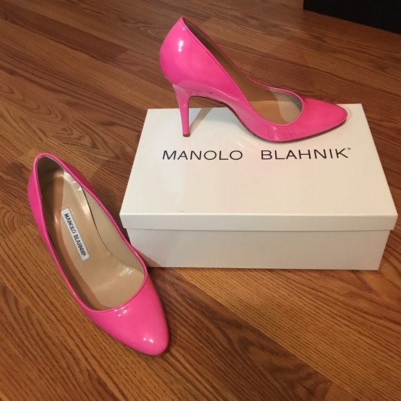 Manolo Blahnik pink pumps - Picture 2 of 6