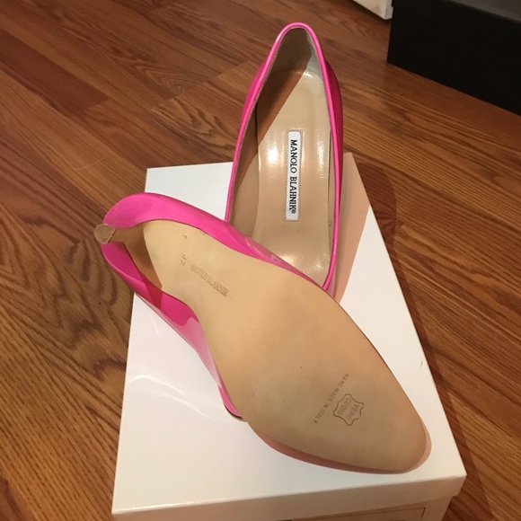 Manolo Blahnik pink pumps - Picture 4 of 6