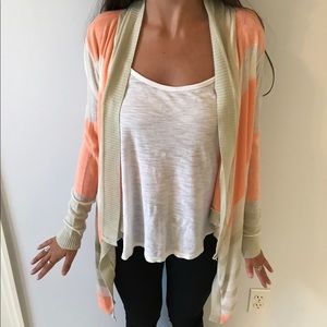 Striped cardigan