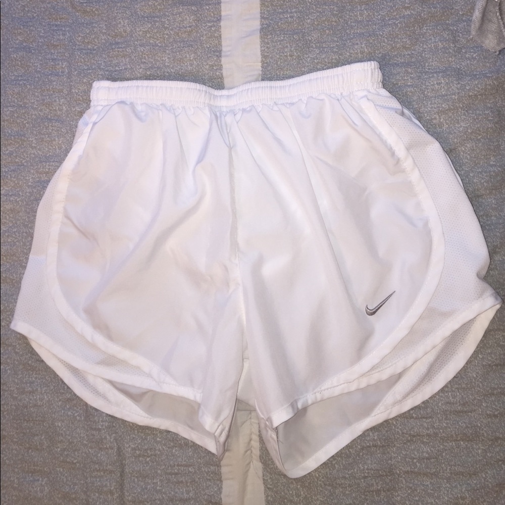 White Nike shorts!!
