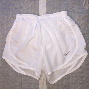 White Nike shorts!!