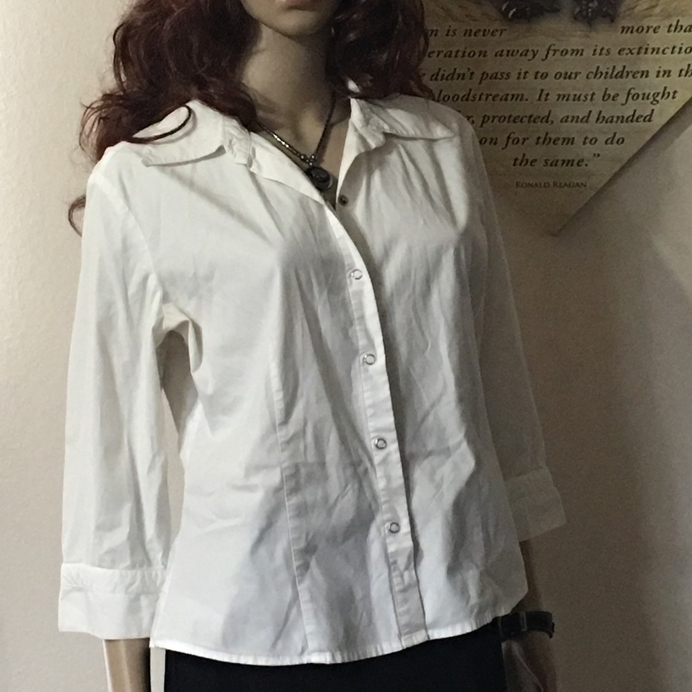 White button down shirt