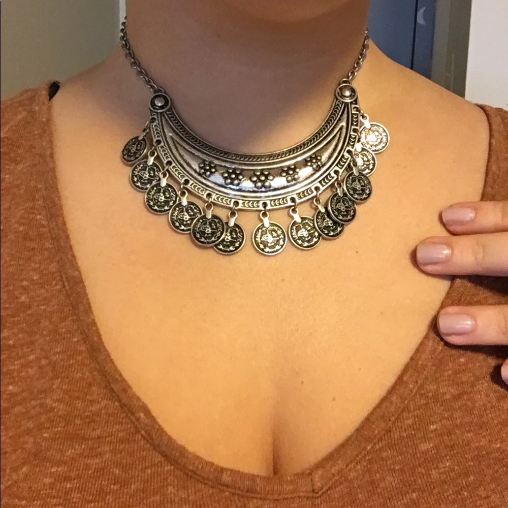 silver charm necklace